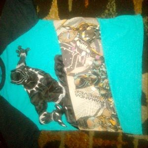 Boys back panther shrit